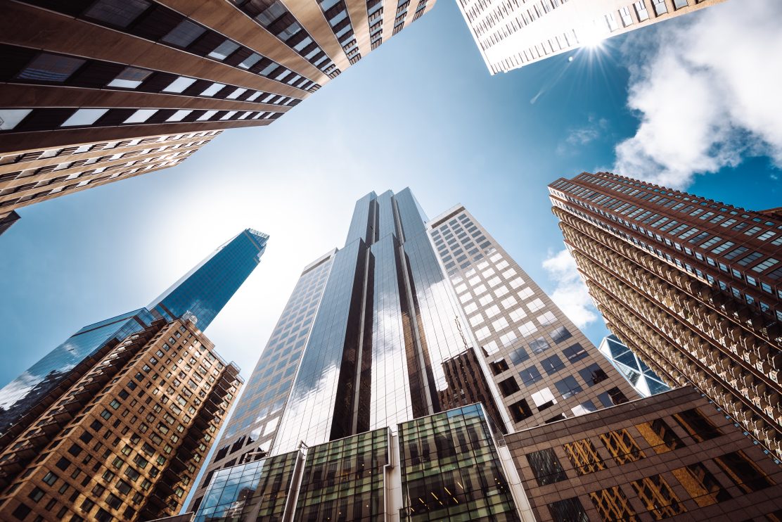 low-angle-of-tall-building-in-manhattan