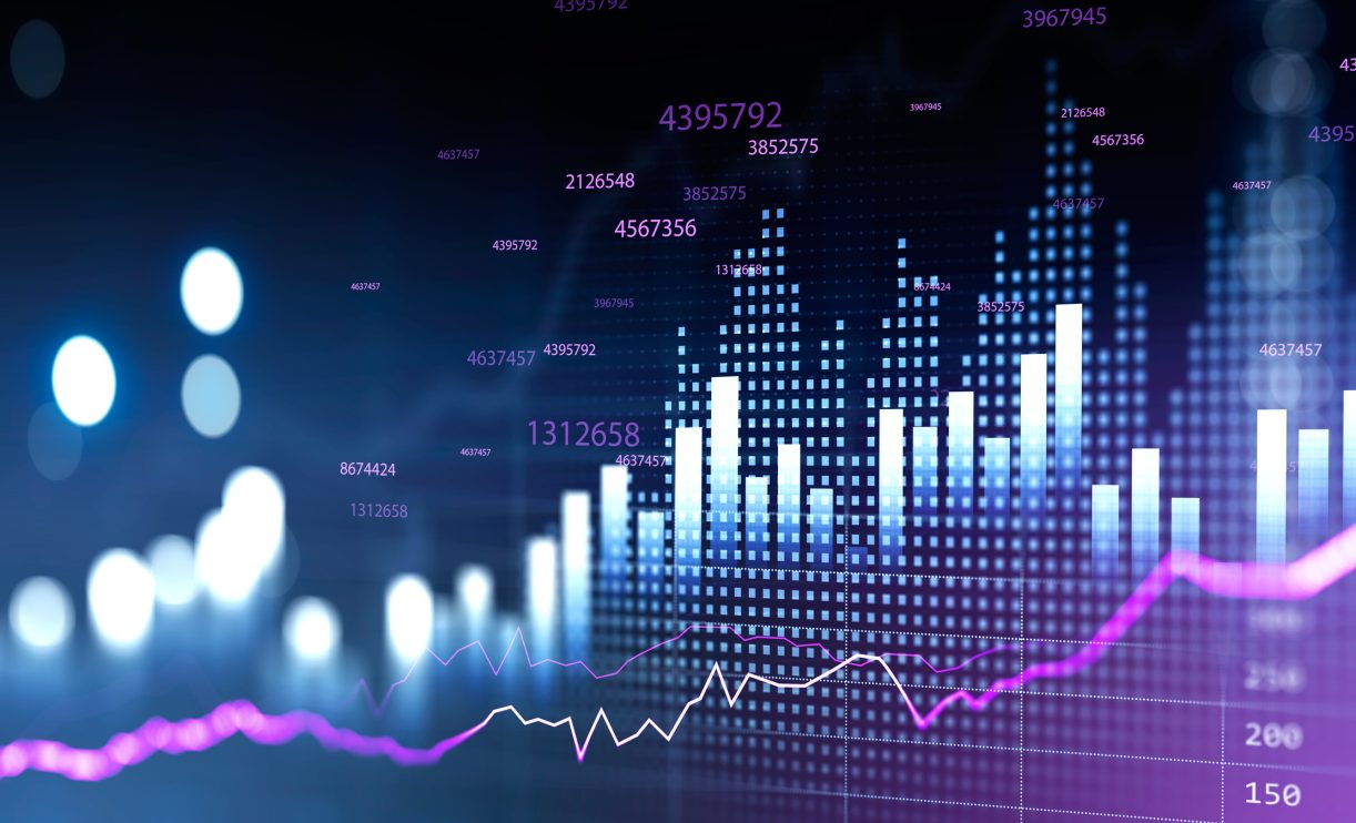 financial-chart-and-rising-graph-with-lines-and-bar-diagram