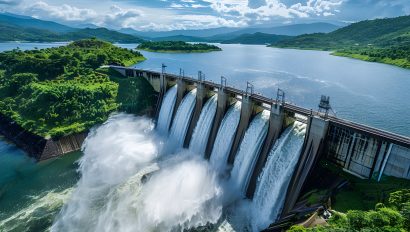 the-dam-is-full-of-water-and-theres-an-endless-waterfall-flowing-from-it