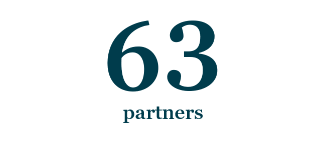 63 partners